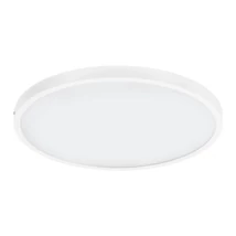 Plafoniera Eglo FUEVA 1, LED integrat inclus, IP20, baza din aluminiu alb, abajur plastic alb | Eglo-97271