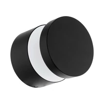Aplica exterior Eglo MELZO, LED integrat inclus, IP44, baza din aluminiu negru, abajur plastic transparent | Eglo-97303