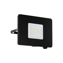 Aplica exterior Eglo FAEDO 3, LED integrat inclus, IP65, baza din aluminiu negru, abajur sticla transparent | Eglo-97457