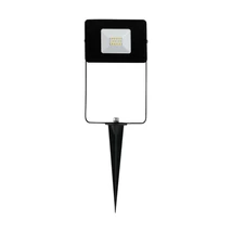 Proiector exterior Eglo FAEDO 4, LED integrat inclus, IP65, baza din aluminiu negru, abajur sticla transparent | Eglo-97471