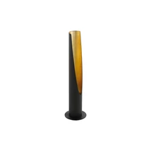 Veioza Eglo BARBOTTO, dulie GU10-LED, contine becul, IP20, baza din otel negru-auriu | Eglo-97583