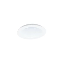 Spot incastrabil Eglo FIOBBO, LED integrat inclus, IP20, baza din otel alb, abajur plastic cu efect cristal alb | Eglo-97593