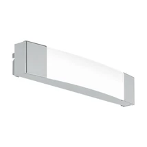 Aplica baie Eglo SIDERNO, LED integrat inclus, IP44, baza din otel crom, abajur plastic satinat | Eglo-97718