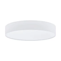 Plafoniera Eglo ROMAO 1, LED integrat inclus, IP20, baza din otel alb, abajur textil-plastic alb | Eglo-97777