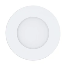 Spot incastrabil Eglo FUEVA-A, LED integrat inclus, IP20, baza din aluminiu alb, abajur plastic alb | Eglo-98212