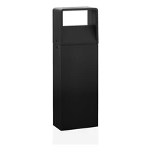 Stalp exterior Eglo DONINNI 1, LED integrat inclus, IP65, baza din aluminiu antracit, abajur plastic alb | Eglo-98271