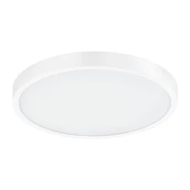 Plafoniera Eglo FUEVA-A, LED integrat inclus, IP20, baza din aluminiu alb, abajur plastic alb | Eglo-98292