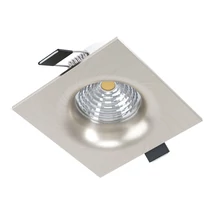 Spot incastrabil Eglo SALICETO, LED integrat inclus, IP20, baza din aluminiu nichel satinat, abajur sticla transparent | Eglo-98472