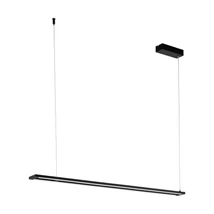 Pendul Eglo AMONTILLADO, LED integrat inclus, IP20, baza din aluminiu-otel negru, abajur plastic alb | Eglo-98492