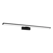 Aplica baie Eglo PANDELLA 1, LED integrat inclus, IP44, baza din aluminiu-plastic negru, abajur plastic alb | Eglo-98677