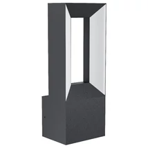 Aplica exterior Eglo RIFORANO, LED integrat inclus, IP44, baza din aluminiu negru, abajur plastic alb | Eglo-98725
