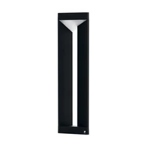 Stalp exterior Eglo NEMBRO, LED integrat inclus, IP54, baza din aluminiu negru, abajur plastic alb | Eglo-98751