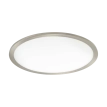 Spot incastrabil Eglo FUEVA FLEX, LED integrat inclus, IP20, baza din aluminiu nichel satinat, abajur plastic alb | Eglo-98869