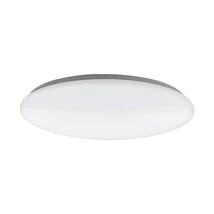 Aplica de perete Eglo PALOZZA 1, LED integrat inclus, IP20, baza din aluminiu nichel satinat, abajur plastic alb | Eglo-98889