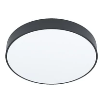 Plafoniera Eglo ZUBIETA-A, LED integrat inclus, IP20, baza din otel negru, abajur plastic alb | Eglo-98894