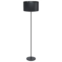 Lampadar Eglo MASERLO 1, dulie E27, nu contine becul, IP20, baza din otel negru, abajur textil negru | Eglo-99046