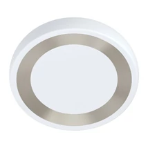 Plafoniera Eglo RUIDERA, LED integrat inclus, IP20, baza din otel alb, abajur plastic alb-argintiu | Eglo-99108