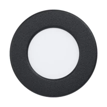 Spot incastrabil Eglo FUEVA 5, LED integrat inclus, IP20, baza din otel negru, abajur plastic alb | Eglo-99142
