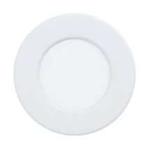 Spot incastrabil Eglo FUEVA 5, LED integrat inclus, IP20, baza din otel alb, abajur plastic alb | Eglo-99147
