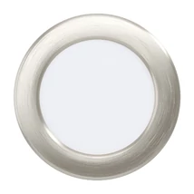 Spot incastrabil Eglo FUEVA 5, LED integrat inclus, IP20, baza din otel nichel satinat, abajur plastic alb | Eglo-99153