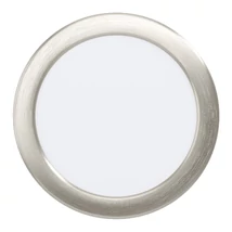 Spot incastrabil Eglo FUEVA 5, LED integrat inclus, IP20, baza din otel nichel satinat, abajur plastic alb | Eglo-99154