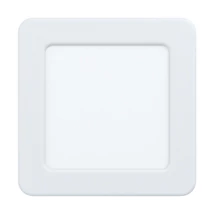 Spot incastrabil Eglo FUEVA 5, LED integrat inclus, IP20, baza din otel alb, abajur plastic alb | Eglo-99162
