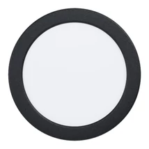 Spot incastrabil baie Eglo FUEVA 5, LED integrat inclus, IP44, baza din otel negru, abajur plastic alb | Eglo-99214