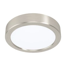 Plafoniera Eglo FUEVA 5, LED integrat inclus, IP20, baza din otel nichel satinat, abajur plastic alb | Eglo-99218
