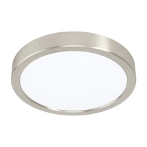 Plafoniera Eglo FUEVA 5, LED integrat inclus, IP20, baza din otel nichel satinat, abajur plastic alb | Eglo-99219