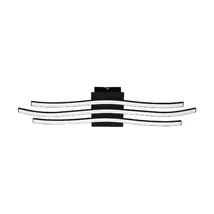 Plafoniera Eglo RONCADE 1, LED integrat inclus, IP20, baza din aluminiu-otel negru, abajur plastic alb | Eglo-99321
