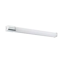 Aplica baie Eglo TRAGACETE 1, LED integrat inclus, IP44, baza din aluminiu argintiu-crom, abajur plastic alb | Eglo-99339