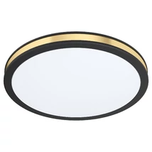Plafoniera Eglo PESCAITO, LED integrat inclus, IP20, baza din otel negru, abajur plastic alb-auriu | Eglo-99406