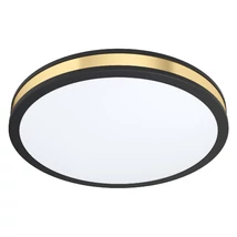Plafoniera Eglo PESCAITO, LED integrat inclus, IP20, baza din otel negru, abajur plastic alb-auriu | Eglo-99407
