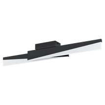 Plafoniera Eglo ISIDRO, LED integrat inclus, IP20, baza din aluminiu-otel negru, abajur plastic satinat | Eglo-99561