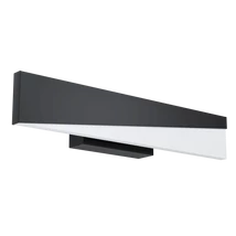 Aplica de perete Eglo ISIDRO, LED integrat inclus, IP20, baza din aluminiu-otel negru, abajur plastic satinat | Eglo-99563