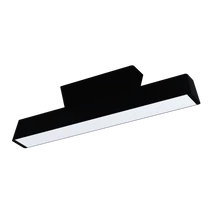 Plafoniera Eglo SIMOLARIS-Z, LED integrat inclus, IP20, baza din aluminiu-otel negru, abajur plastic alb | Eglo-99601