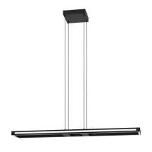 Pendul Eglo SALVILANAS-Z, LED integrat inclus, IP20, baza din aluminiu-otel negru, abajur plastic alb | Eglo-99681