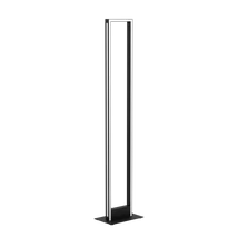Lampadar Eglo SALVILANAS-Z, LED integrat inclus, IP20, baza din aluminiu-otel negru, abajur plastic alb | Eglo-99683