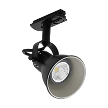 Spot Eglo TB SERAS, dulie GU10, nu contine becul, IP20, baza din plastic negru, abajur otel negru | Eglo-99755