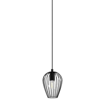 Pendul Eglo TB NEWTOWN, dulie E27, nu contine becul, IP20, baza din plastic negru, abajur otel negru | Eglo-99761