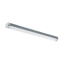 Aplica baie Eglo TRAGACETE 1, LED integrat inclus, IP44, baza din metal-plastic argintiu-crom, abajur plastic alb | Eglo-99777