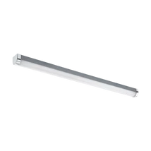 Aplica baie Eglo TRAGACETE 1, LED integrat inclus, IP44, baza din metal-plastic argintiu-crom, abajur plastic alb | Eglo-99778