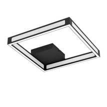 Plafoniera Eglo ALTAFLOR, LED integrat inclus, IP20, baza din otel negru, abajur plastic alb | Eglo-99787