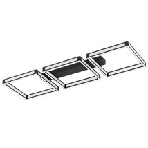 Plafoniera Eglo ALTAFLOR, LED integrat inclus, IP20, baza din otel negru, abajur plastic alb | Eglo-99789