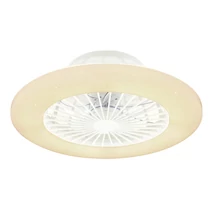 Ventilator Globo TRAVO metal alb acril opal stralucitor LED 1x 30W (inclus) IP20 - 03628