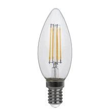 Set bec filament E14-LED 4W 3000K 400lm sticla transparent - 10583-2K