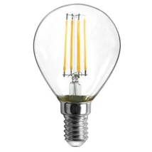 Set bec filament E14-LED 4W 3000K 400lm sticla transparent - 10585-2K