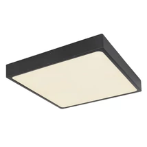 Plafoniera Globo ECHO metal negru mat acril opal LED 1x 28W 4000K (inclus) IP20 - 12369-30