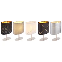 Veioza Globo ARLANA metal nichel mat textil E14 1x 25W (nu contine) IP20 - 15199-15