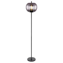 Lampadar Globo BLACKY metal negru sticla E27 1x 60W (nu contine) IP20 - 15345S